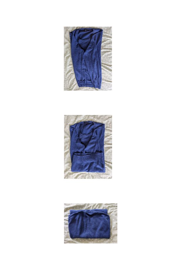 How to fold a pullover