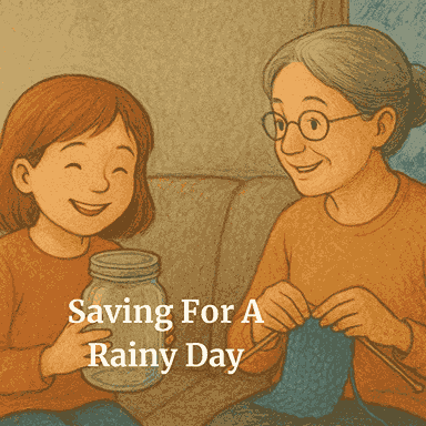 Understanding The Idiom Saving For A Rainy Day Through Storytelling