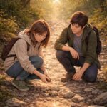 Using storytelling to aid with understanding idioms like "A rock and a hard place" for those with ASD.